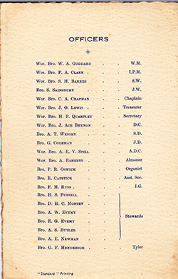 Goddard Officers